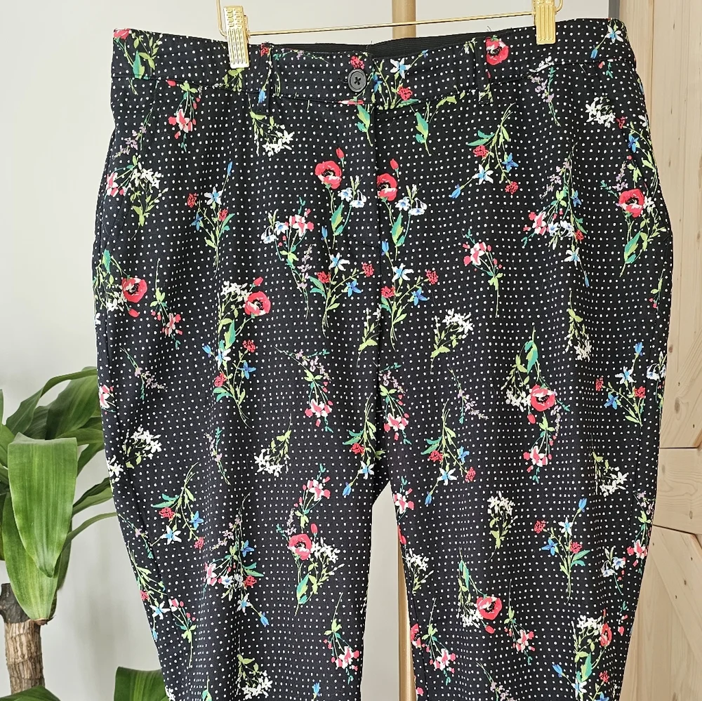 AVON size 16 floral/polka‎ dot women's pants